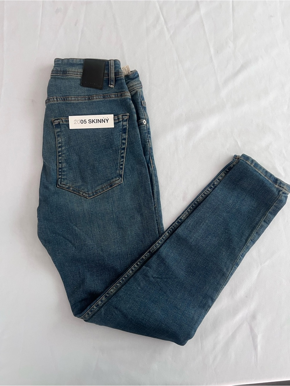 Zara Medium Blue Denim Jeans with Tag